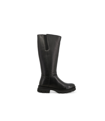 Stivaletto donna in pelle nero 034344z