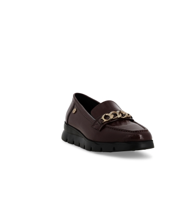 Mocassino donna in vernice bordo 055001z