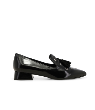 Décolleté donna in vernice nero a103