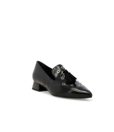 Décolleté donna in vernice nero a103