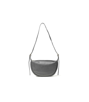 Borsa con tracolla in pelle nero bor921