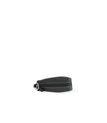 Portamonete uomo in pelle nero cp119