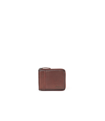 Portafogli uomo in pelle marrone rossiccio cp138