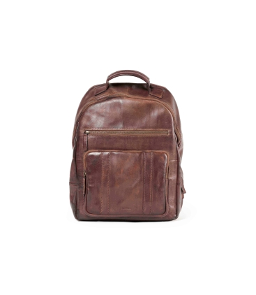 Zaino uomo in pelle marrone cp315
