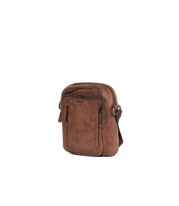 Borsello uomo in pelle marrone cp316