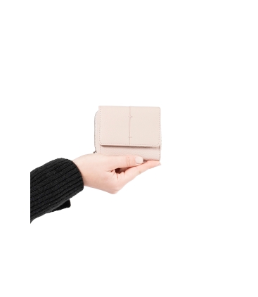 Portafogli donna in pelle beige cp712