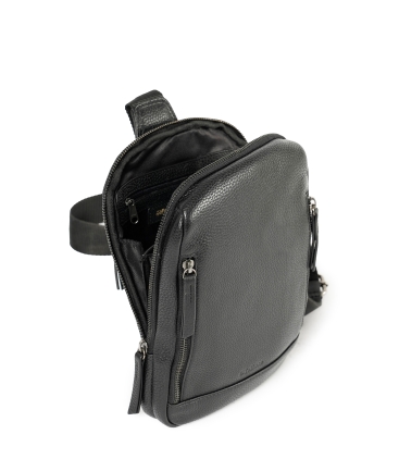 Borsello uomo in pelle nero cp810