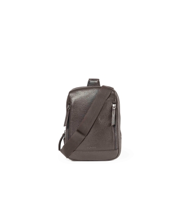 Borsello uomo in pelle marrone cp810