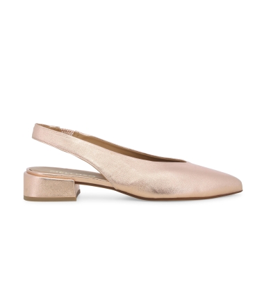 Dècolletè donna con cinturino in pelle rosa contour d156z
