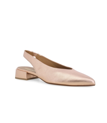 Dècolletè donna con cinturino in pelle rosa contour d156z