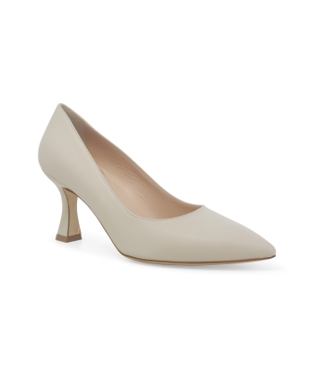Décolleté donna in pelle milk d160q