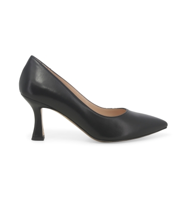 Décolleté donna  in pelle nero d160q