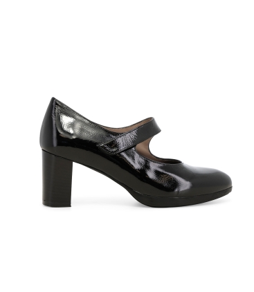 Décolleté donna in vernice nero d5153