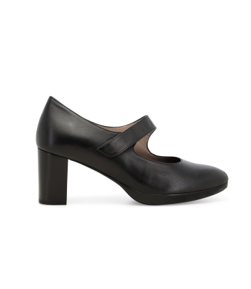 Décolleté donna in pelle nero d5153