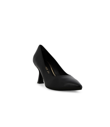 Décolleté donna in pelle nero d5175z