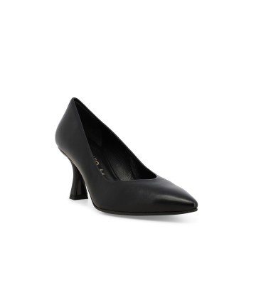 D&eacute;collet&eacute; donna in pelle nero d5176z