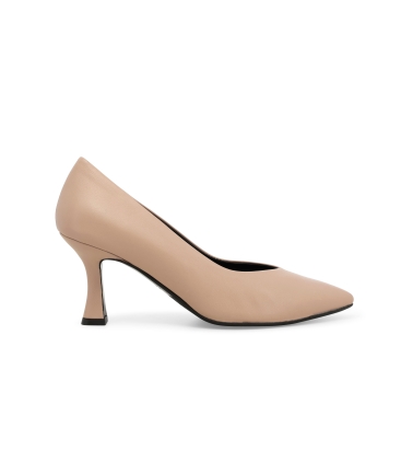 D&eacute;collet&eacute; donna in pelle cipria d5176z