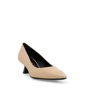 Décolleté donna in pelle nude d5200