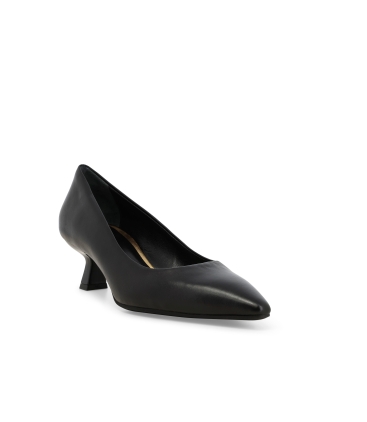 Décolleté donna in pelle elegante e comodo nero d5200