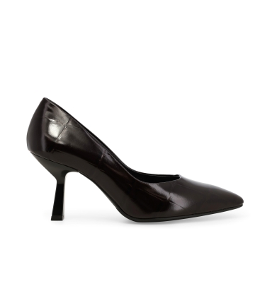 Décolleté donna in stampa cocco elegante e comodo moro d5204