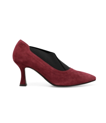 Décolleté donna con tessuto in camoscio bordo e5134z