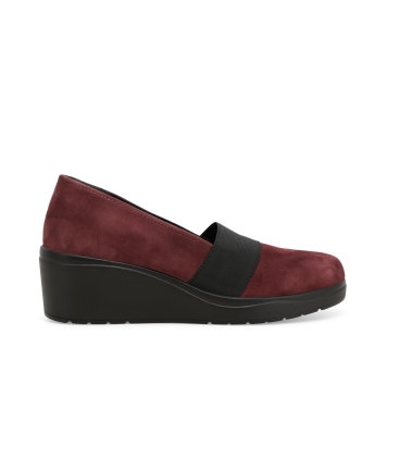 Mocassino donna in camoscio bordo k53003z