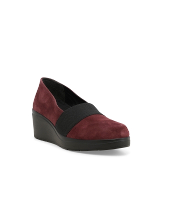 Mocassino donna in camoscio bordo k53003z