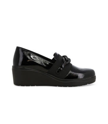 Mocassino donna in vernice nero k53004z