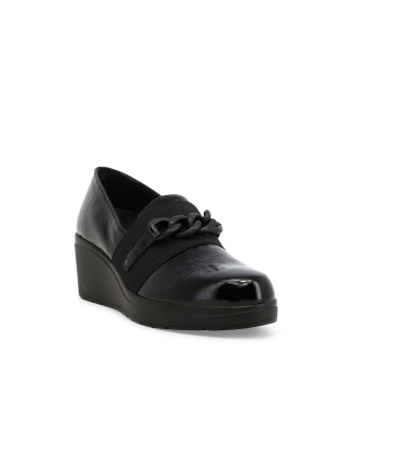 Mocassino donna in vernice nero k53004z