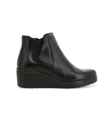 Stivaletto donna in pelle nero k53006z
