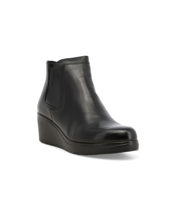 Stivaletto donna in pelle nero k53006z