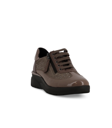 Sneakers donna in vernice e camoscio taope k55438z