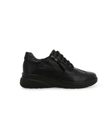 Sneakers donna in pelle nero k55439z