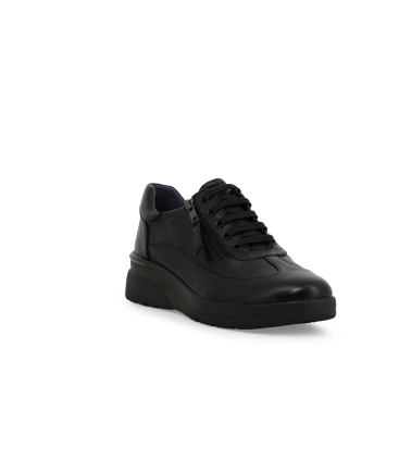 Sneakers donna in pelle nero k55439z