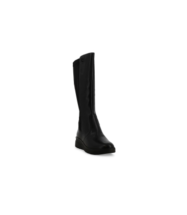 Stivale donna in pelle nero k55443z
