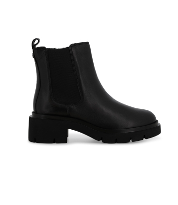 Stivaletto donna in pelle nero k55517