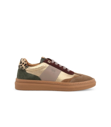 Sneakers donna in pelle multicolor k56222