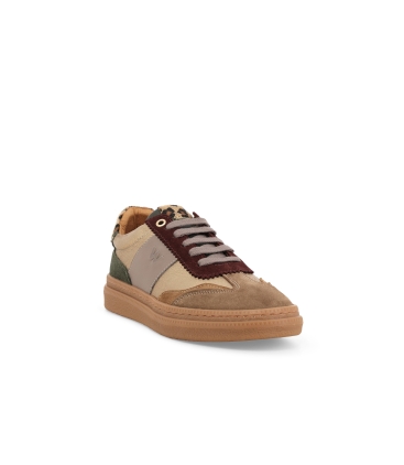 Sneakers donna in pelle multicolor k56222