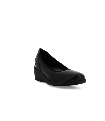 Décolleté donna in pelle nero k91610z