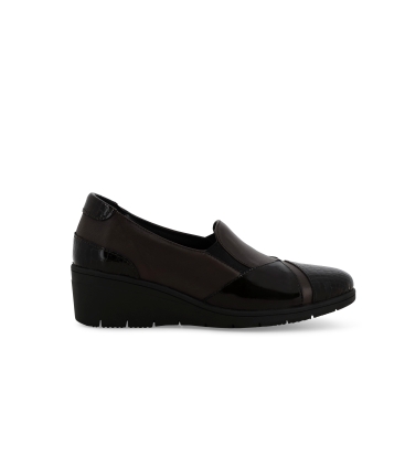 Mocassino donna comodo in morbida pelle marrone k91617z