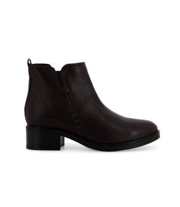 Stivaletto donna morbido in pelle bordo k91851z