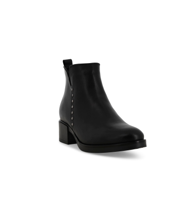 Stivaletto donna in morbida pelle nero k91851z