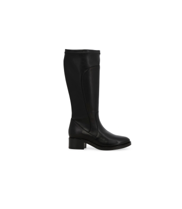Stivale donna in pelle nero k91854z