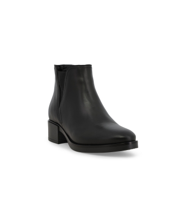 Stivaletto donna in pelle nero k91863z