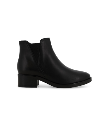 Stivaletto donna in morbida pelle nero k91863z