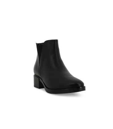 Stivaletto donna in morbida pelle nero k91863z