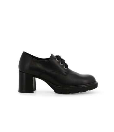 Mocassino donna comodo ed elegante in pelle nero l5265