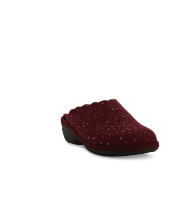 Pantofola donna in tessuto bordo pd306z