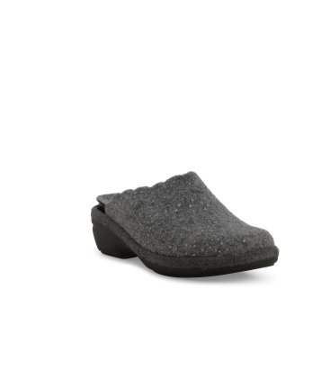 Pantofola donna in tessuto grigio pd306z
