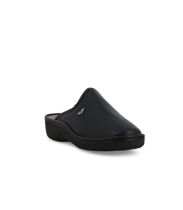 Pantofola donna in ecopelle blu pd406z